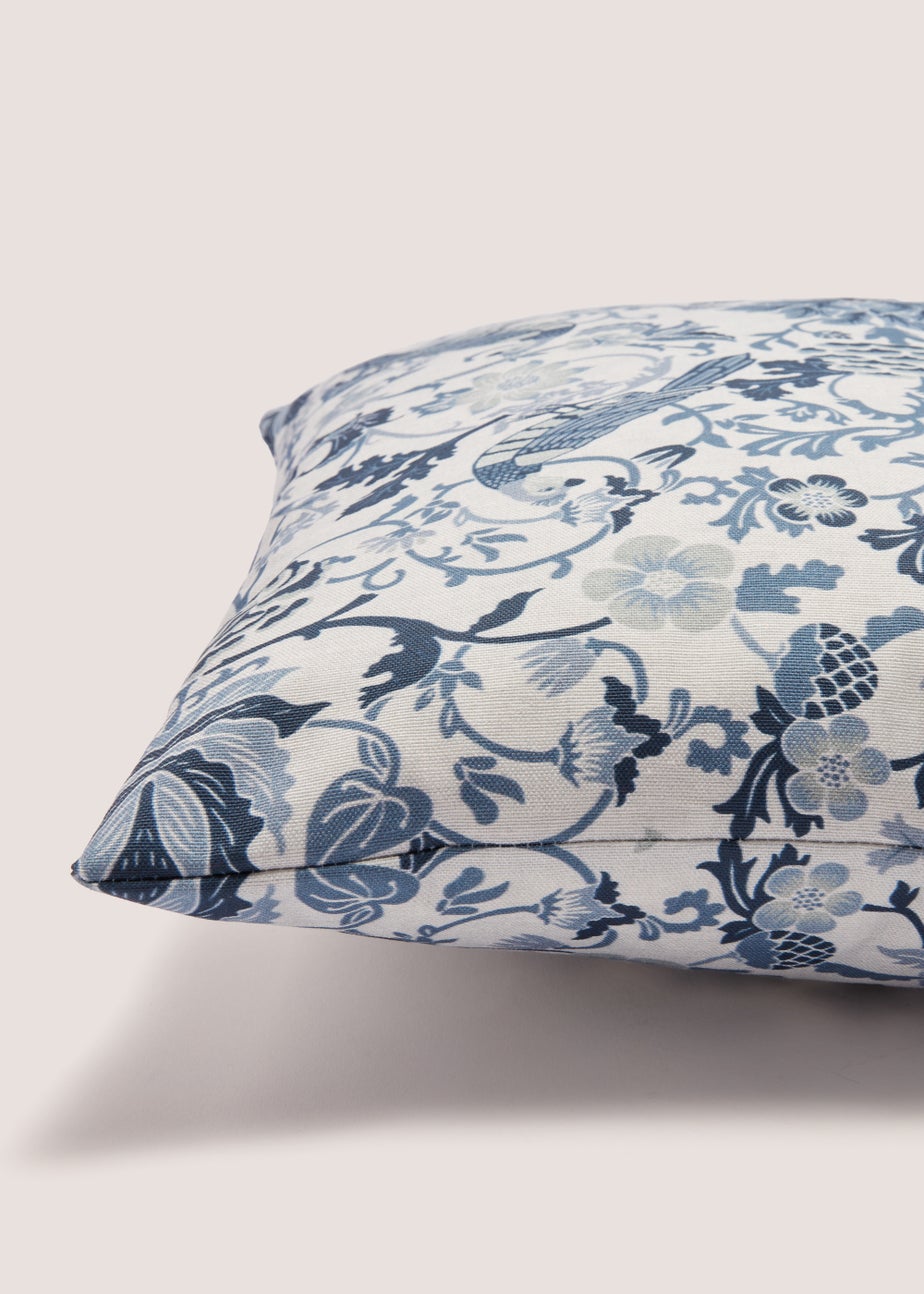 Blue Bird Jacquard Cushion (43cm x 43cm)