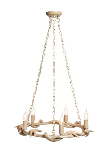 Inlight Antler Cartwheel 5L Chandelier (80cm x 62cm)
