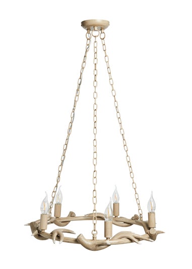 Inlight Antler Cartwheel 5L Chandelier (80cm x 62cm)