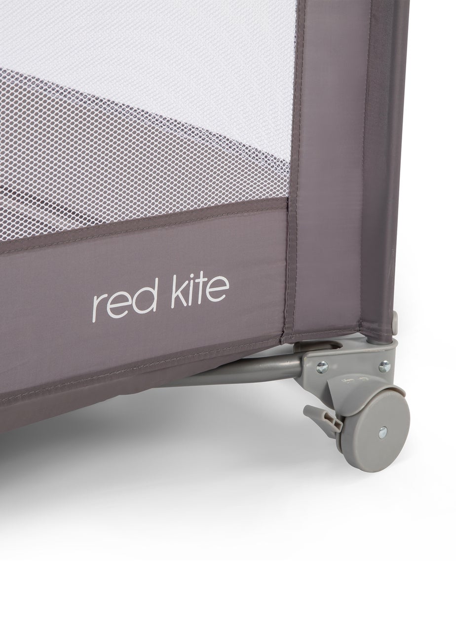 Red Kite Sleeptight Travel Cot Grey (70cm x 99cm x 70cm)
