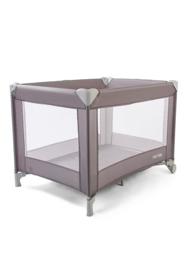 Red Kite Sleeptight Travel Cot Grey (70cm x 99cm x 70cm)