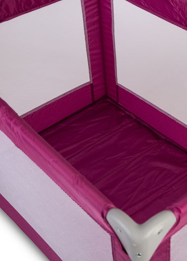 Red Kite Sleeptight Travel Cot Raspberry (70cm x 99cm x 70cm)
