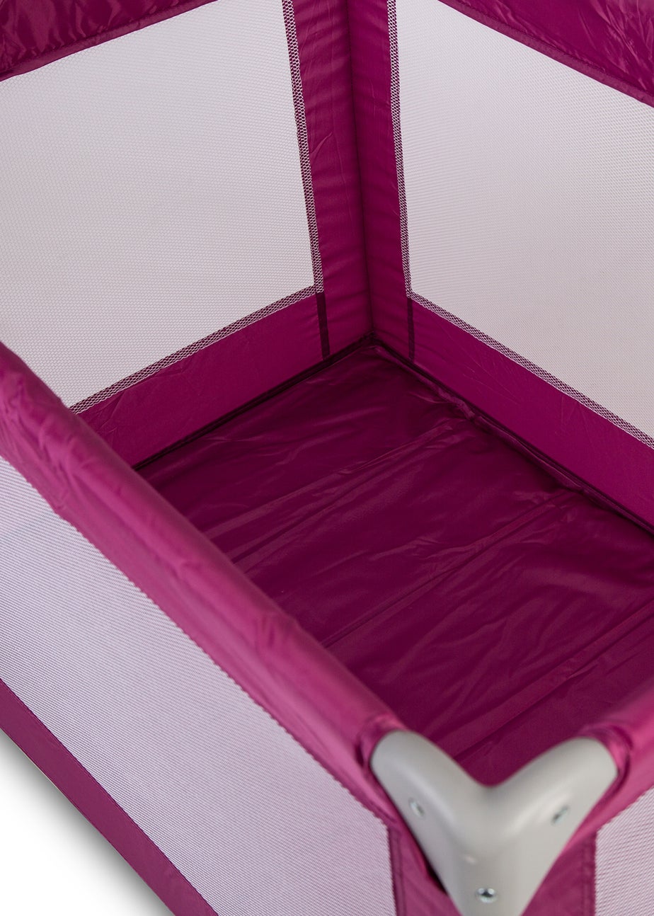 Red Kite Sleeptight Travel Cot Raspberry (70cm x 99cm x 70cm)