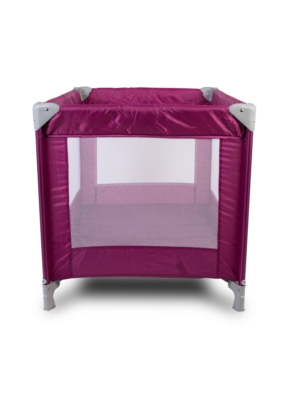 Red Kite Sleeptight Travel Cot Raspberry (70cm x 99cm x 70cm)