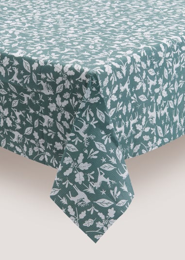 Green Stag Tablecloth (120cm x 180cm)