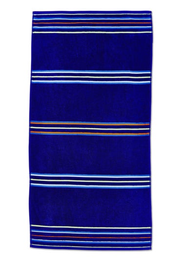 Catherine Lansfield Rainbow Cotton Beach Towel Pair