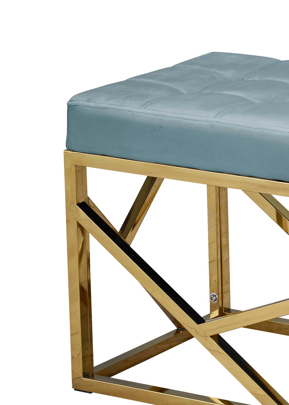 LPD Furniture Renata Bench Green (460x400x1000mm)