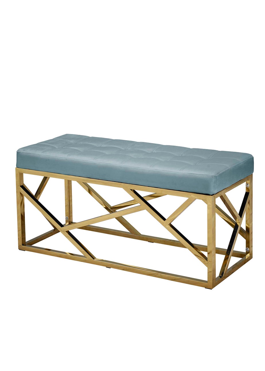 LPD Furniture Renata Bench Green (460x400x1000mm)