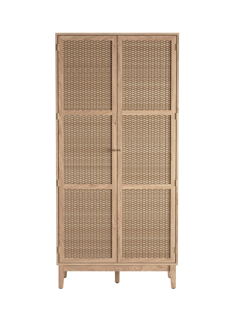 LPD Furniture Bordeaux 2 Door Wardrobe (1810x557x850mm)