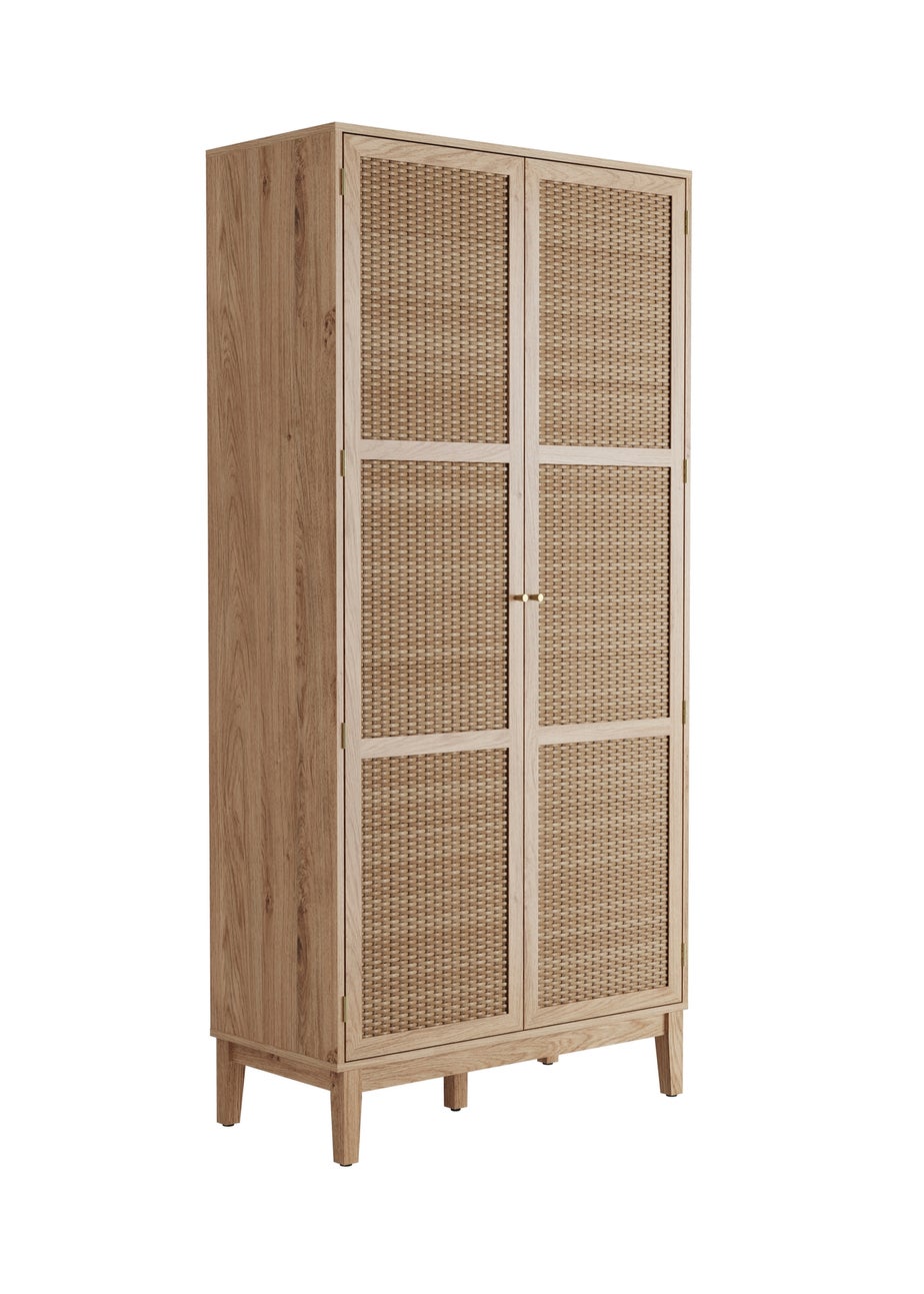 LPD Furniture Bordeaux 2 Door Wardrobe (1810x557x850mm)