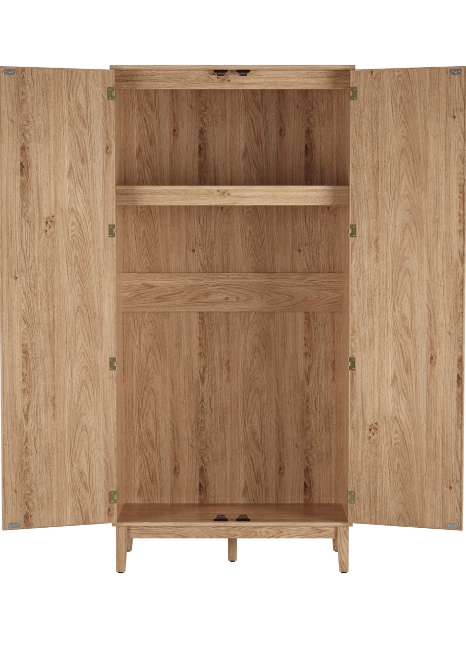 LPD Furniture Bordeaux 2 Door Wardrobe (1810x557x850mm)