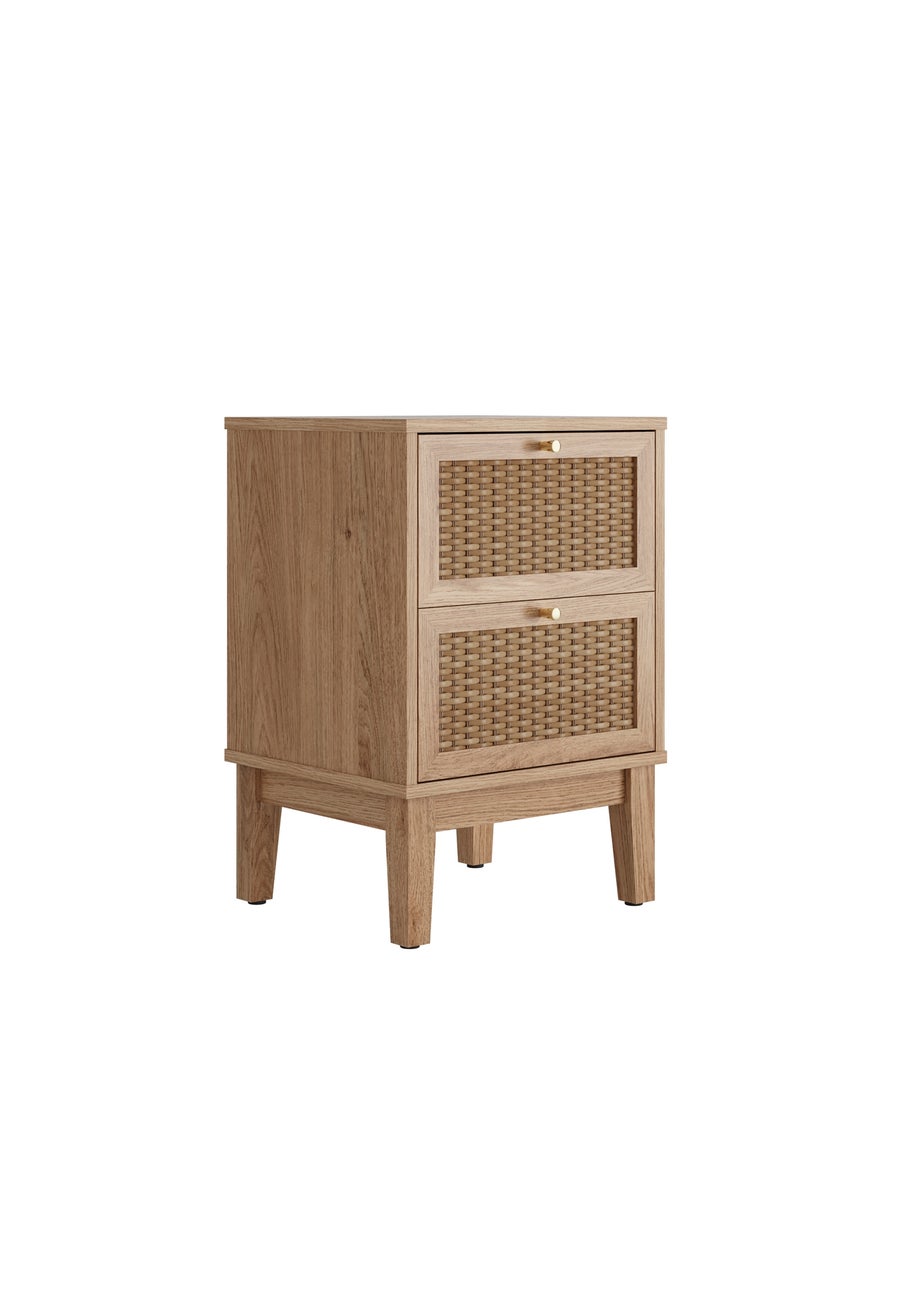 LPD Furniture Bordeaux Bedside Cabinet (587x355x400mm)