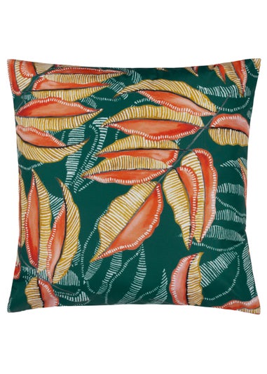 Wylder Tropics Ebon Wilds Akia Outdoor Filled Cushion (43cm x 43cm x 8cm)