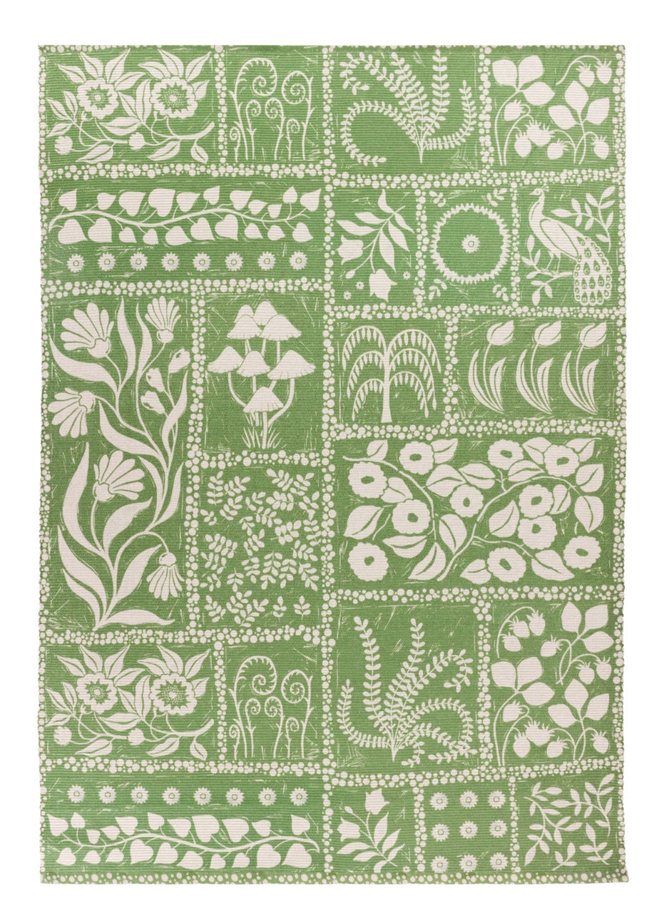 furn. Forage Garden Washable Outdoor/Indoor Rug (120cm x 170cm)