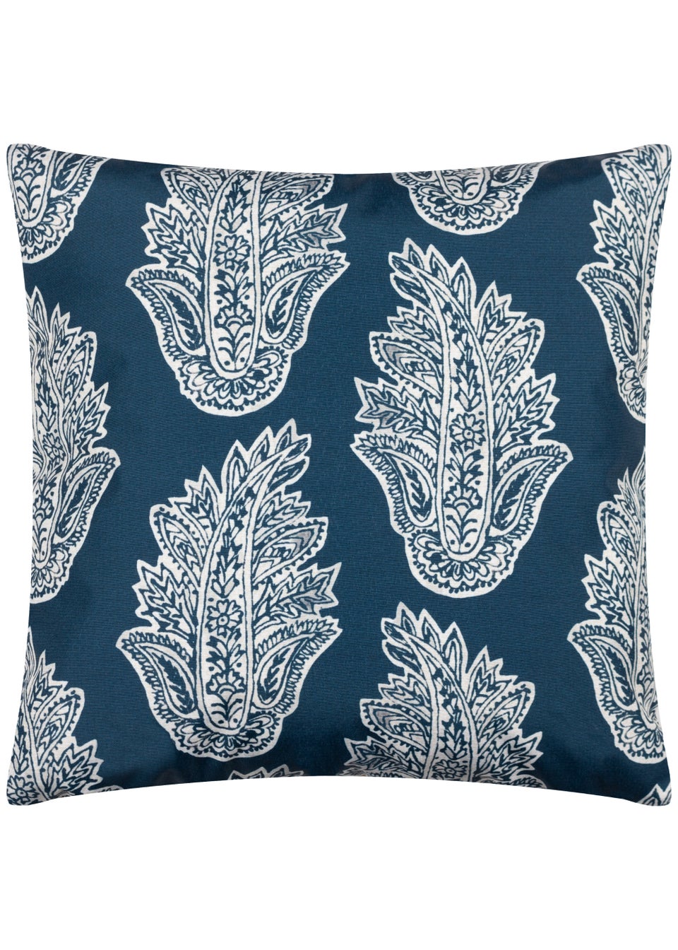 Paoletti Kalindi Paisley Outdoor Filled Cushion (43cm x 43cm x 8cm)