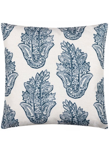 Paoletti Kalindi Paisley Outdoor Filled Cushion (43cm x 43cm x 8cm)
