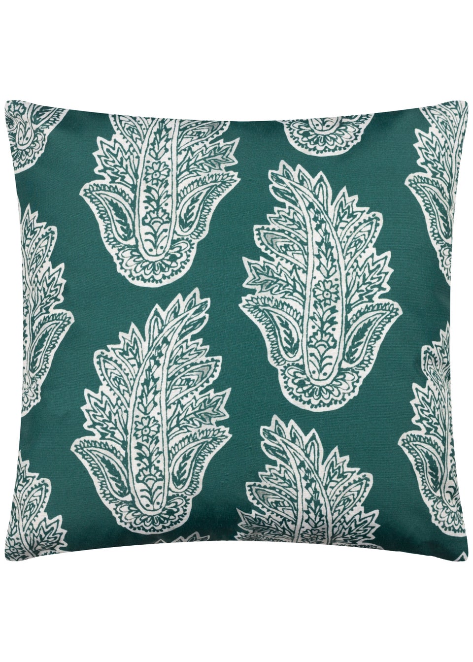 Paoletti Kalindi Paisley Outdoor Filled Cushion (43cm x 43cm x 8cm)