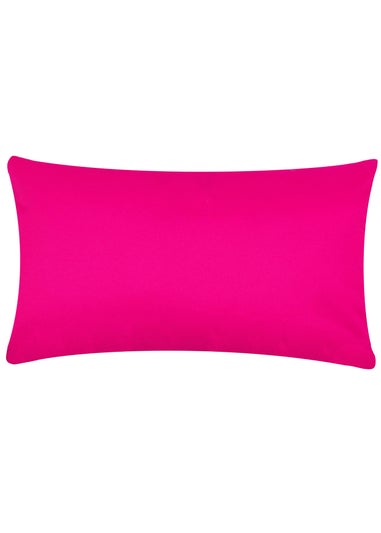 Wylder Nature House of Bloom Zinnia Bee Outdoor Filled Cushion (30cm x 50cm x 8cm)