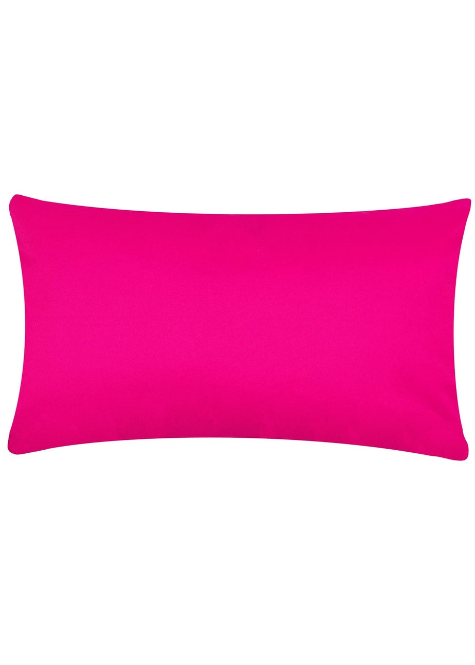 Wylder Nature House of Bloom Zinnia Bee Outdoor Filled Cushion (30cm x 50cm x 8cm)