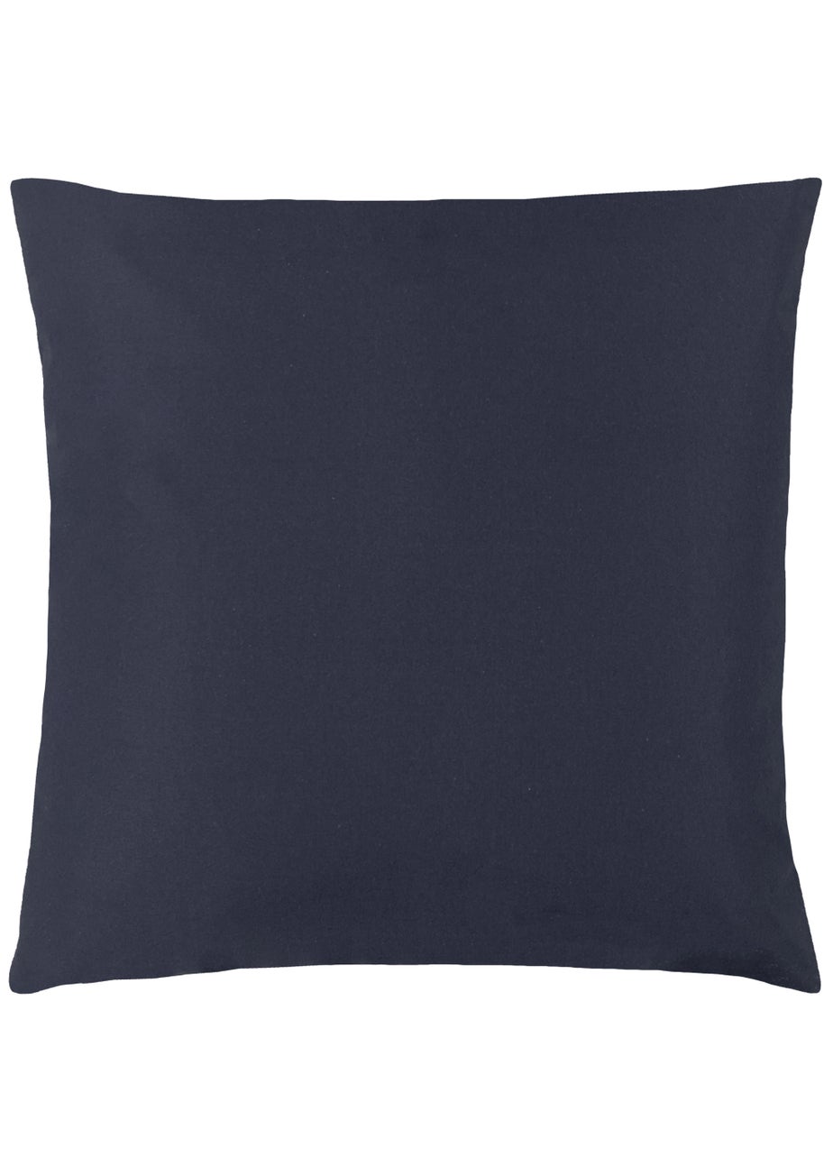 furn. Plain Reversible Outdoor Filled Cushion (55cm x 55cm x 8cm) Navy