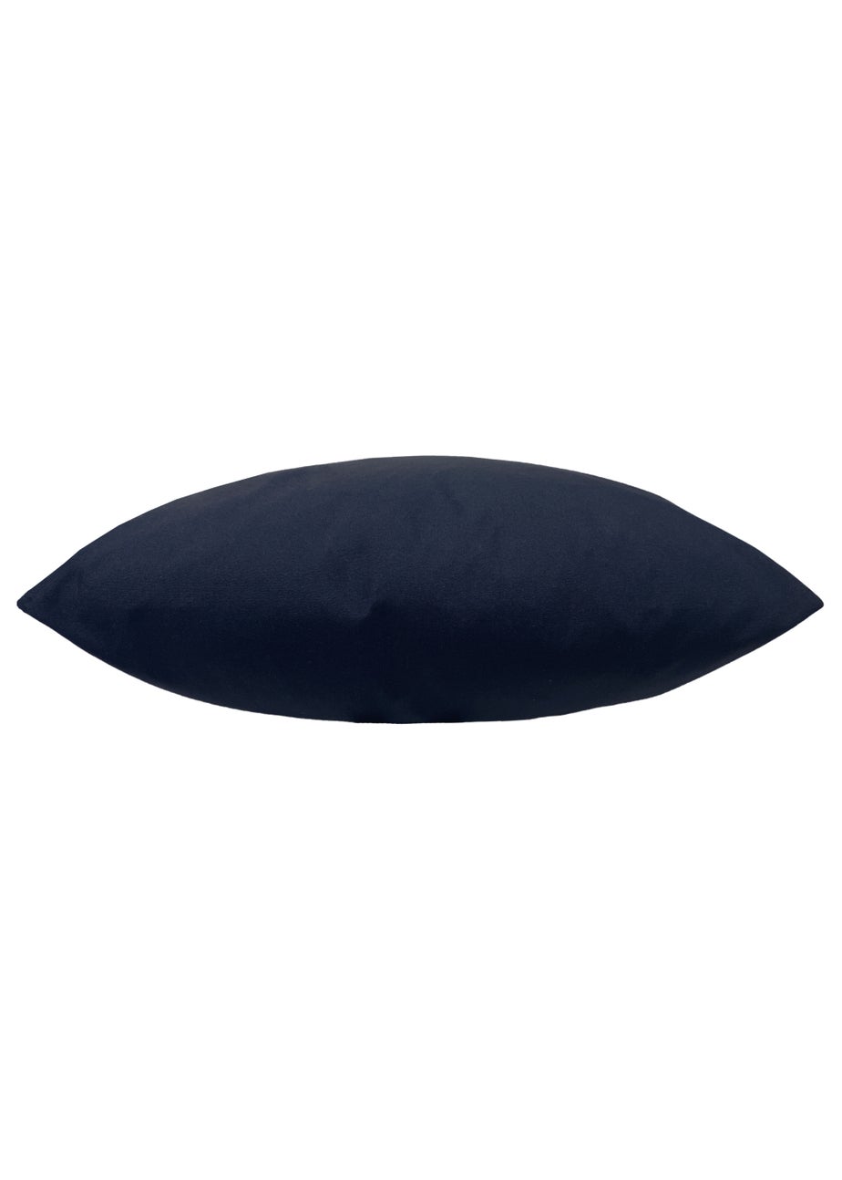 furn. Plain Reversible Outdoor Filled Cushion (55cm x 55cm x 8cm) Navy