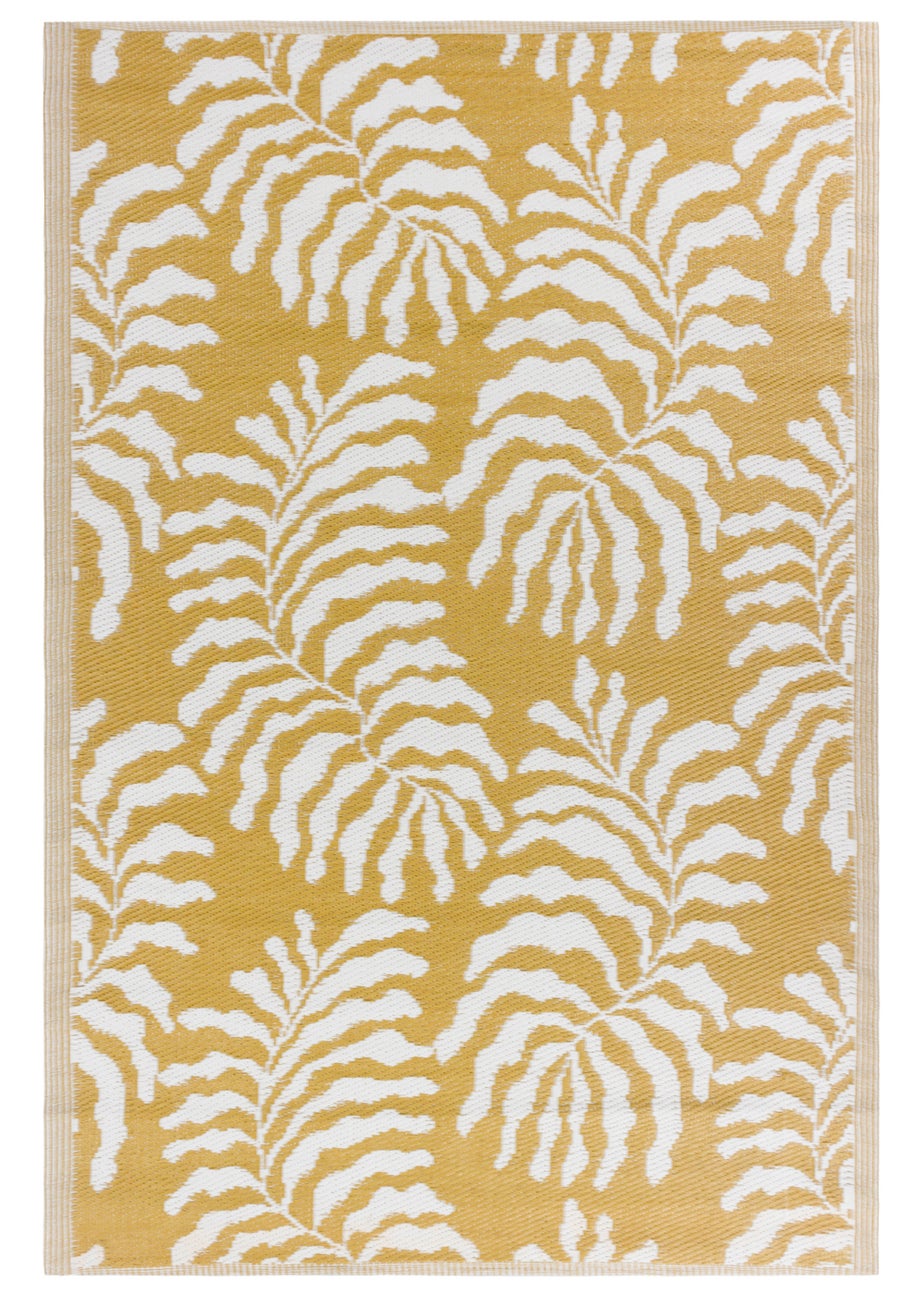 furn. Tocorico Reversible Outdoor Rug (120cm x 180cm) Mustard