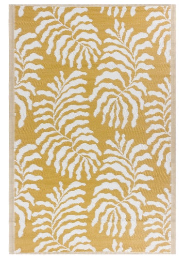 furn. Tocorico Reversible Outdoor Rug (120cm x 180cm) Mustard
