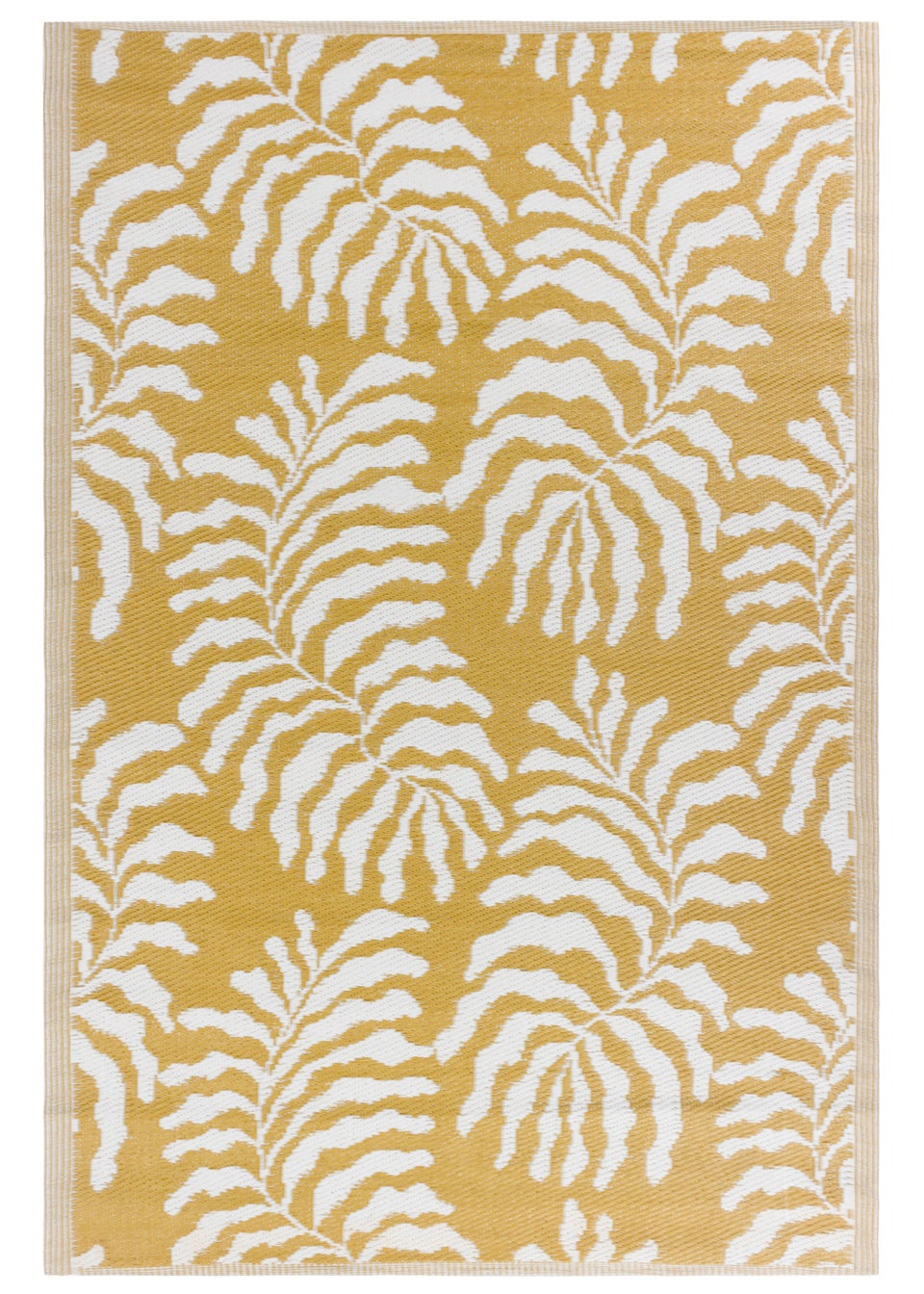 furn. Tocorico Reversible Outdoor Rug (120cm x 180cm) Mustard