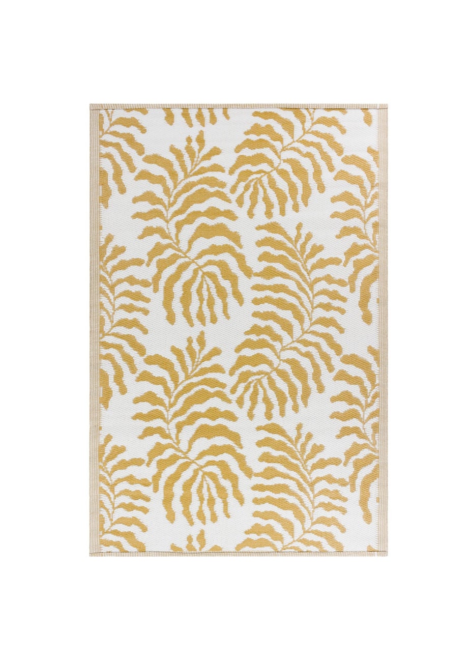 furn. Tocorico Reversible Outdoor Rug (120cm x 180cm) Mustard