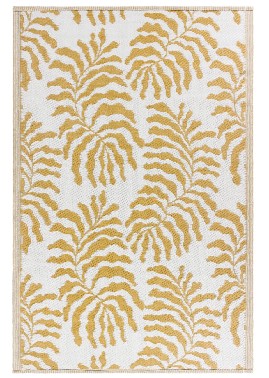 furn. Tocorico Reversible Outdoor Rug (120cm x 180cm) Mustard