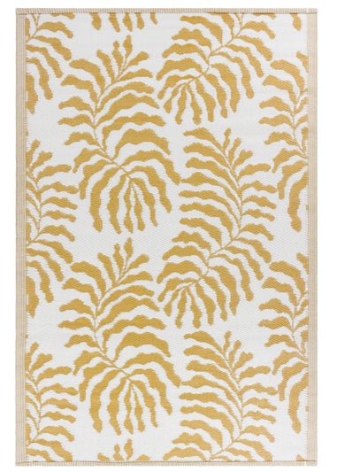 furn. Tocorico Reversible Outdoor Rug (120cm x 180cm) Mustard