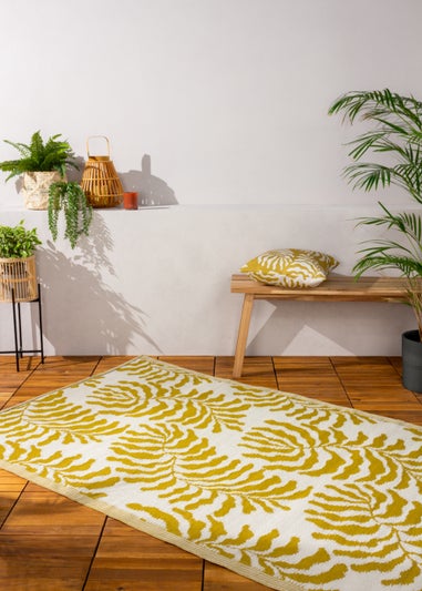 furn. Tocorico Reversible Outdoor Rug (120cm x 180cm) Mustard