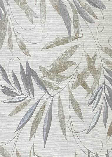 Arthouse Luxury Leaf Wallpaper