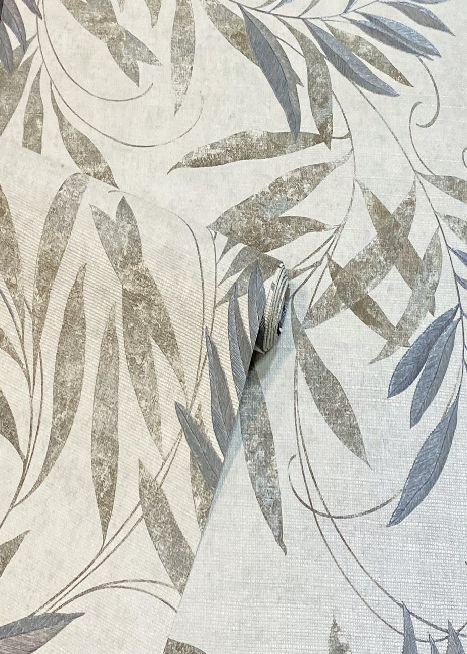 Arthouse Luxury Leaf Wallpaper