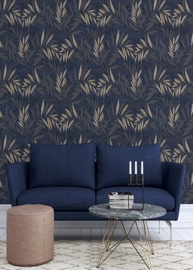 Arthouse Luxury Leaf Wallpaper