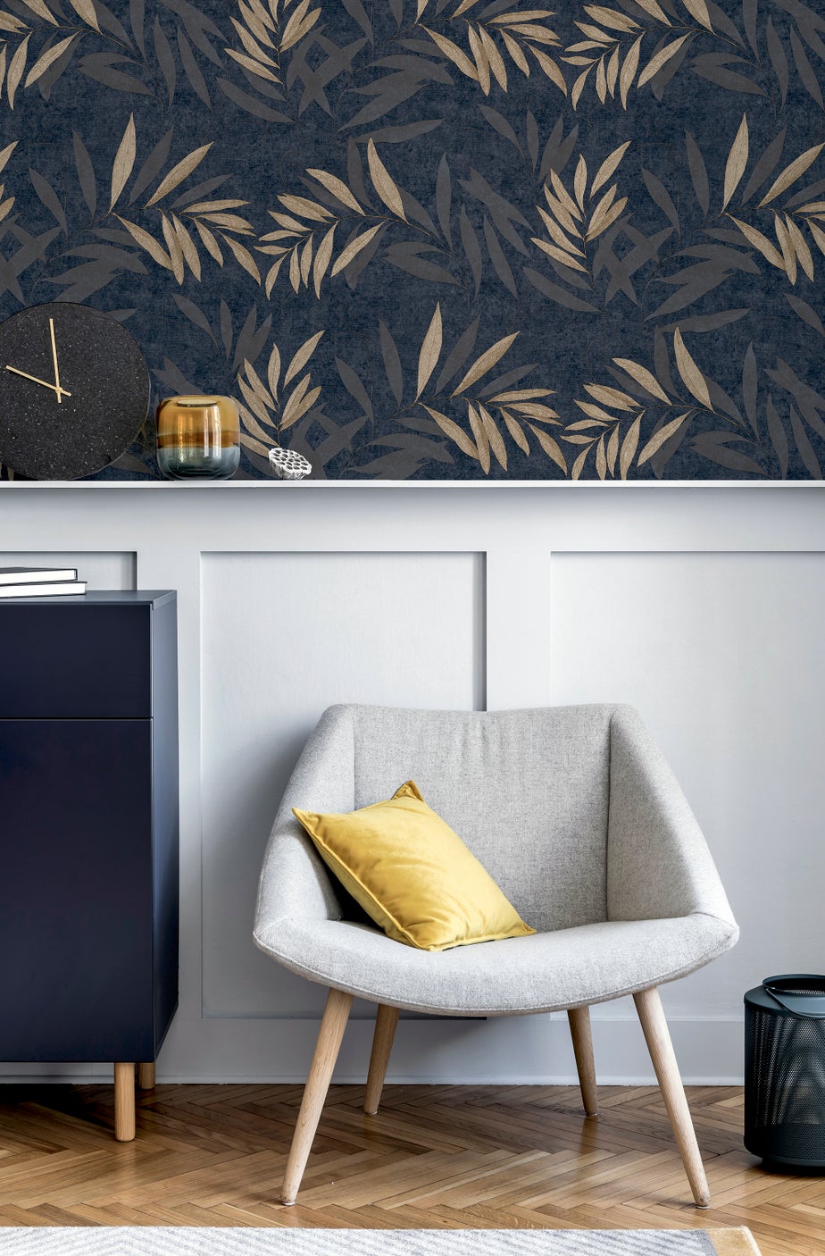 Arthouse Luxury Leaf Wallpaper