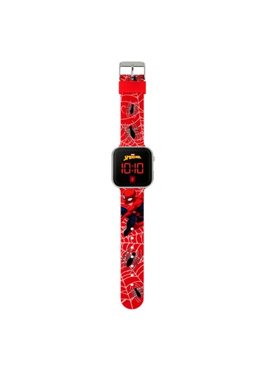 Kids Red Spider-Man LCD Tracker Watch