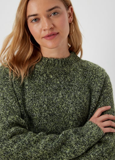 Green Twist Jumper
