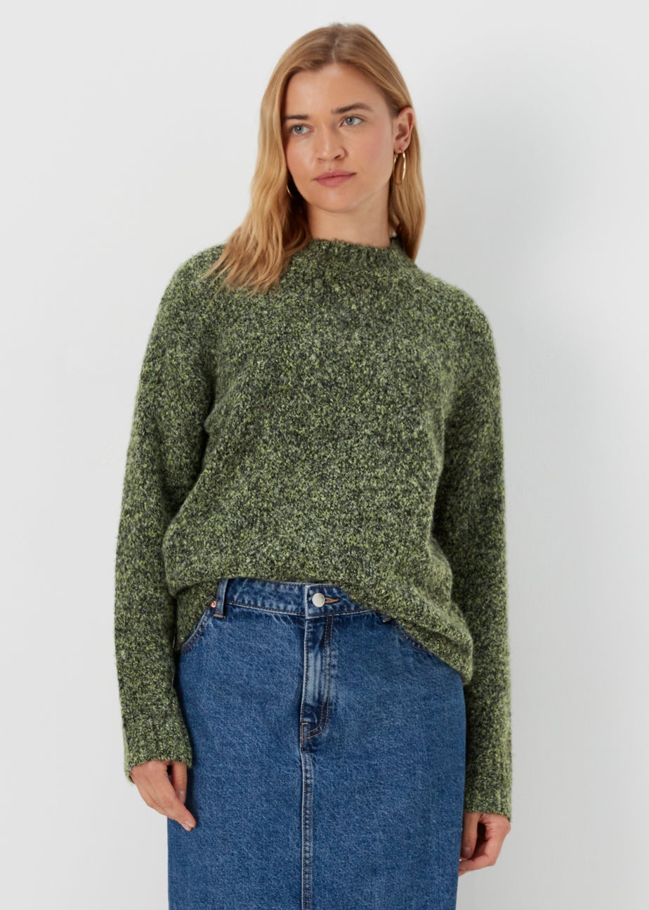 Green Twist Jumper