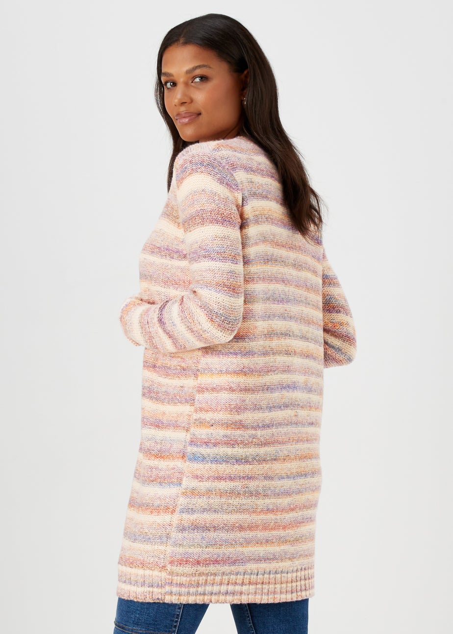 Multicoloured Yarn Cardigan