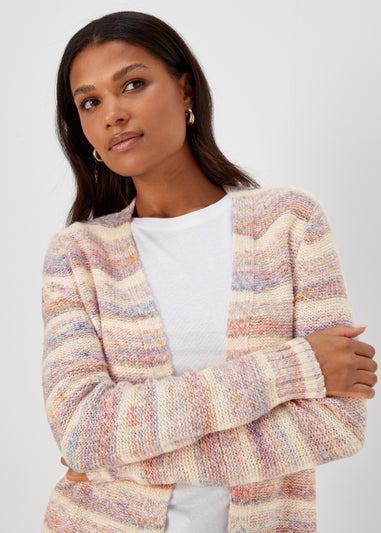 Multicoloured Yarn Cardigan