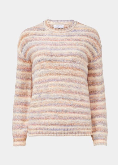 Multicoloured Stripe Yarn Jumper