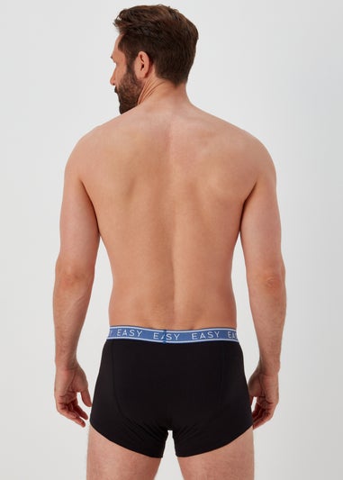 5 Pack Black Waistband Hipsters