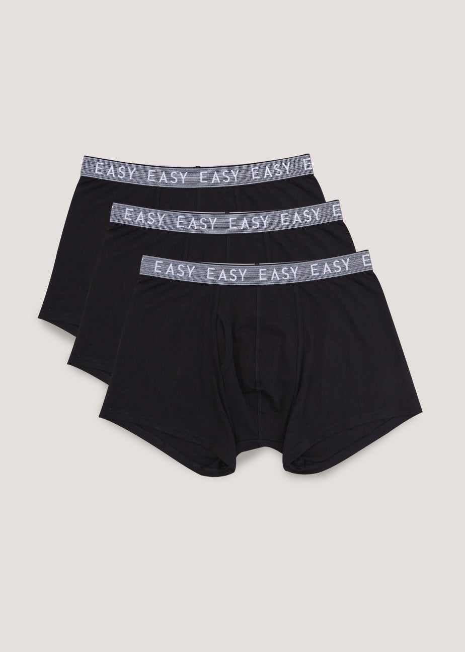 3 Pack Black Keyhole Trunks