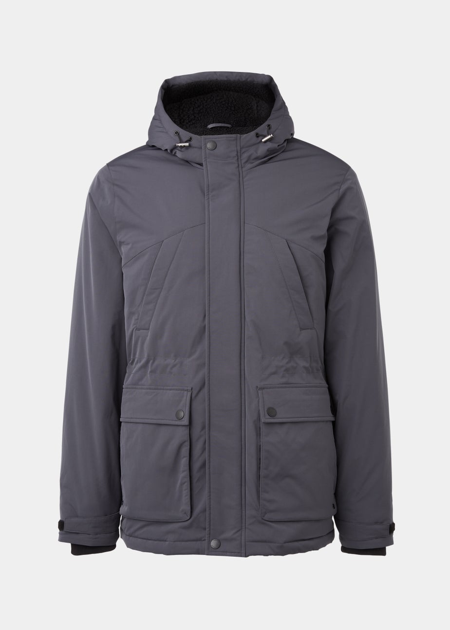 Lincoln Grey Parka Coat