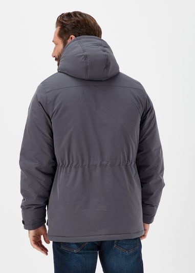 Lincoln Grey Parka Coat