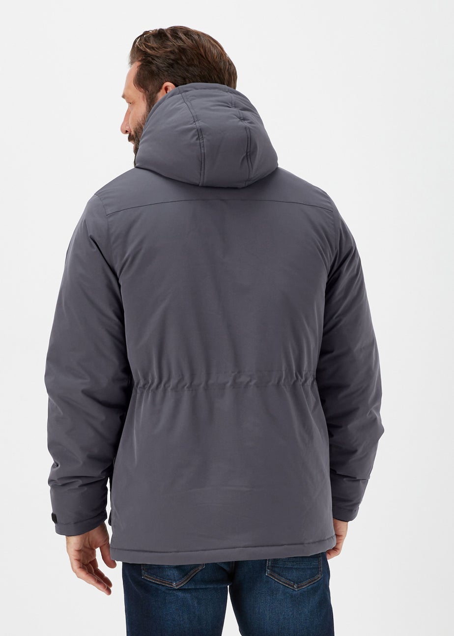 Lincoln Grey Parka Coat