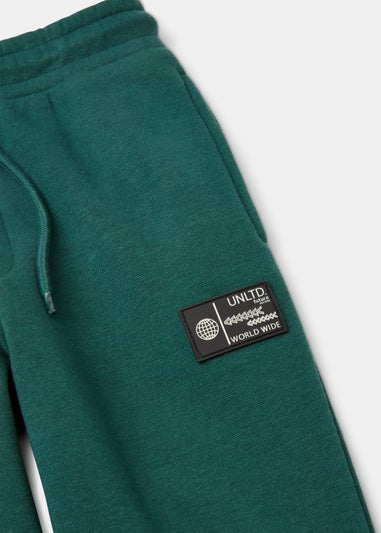 Boys Green Future Logo Joggers (4-12yrs)