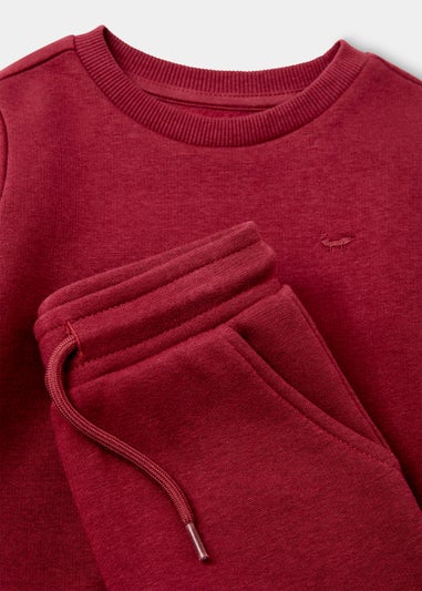 Boys Berry Crew Neck Sweatshirt & Joggers Set (9mths-6yrs)