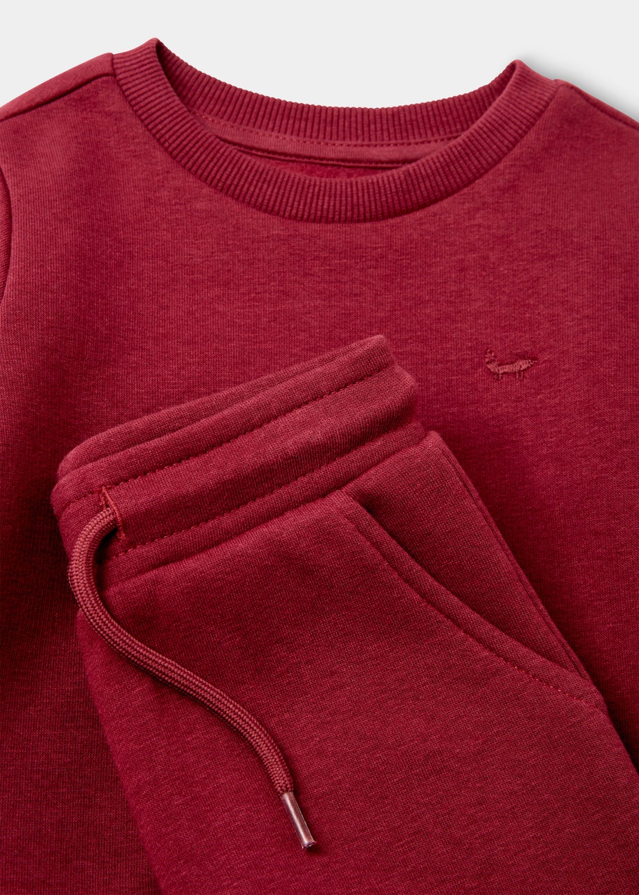 Boys Berry Crew Neck Sweatshirt & Joggers Set (9mths-6yrs)